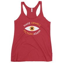 Load image into Gallery viewer, Make Orwell Fiction Again Women's Racerback Tank
