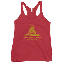 Load image into Gallery viewer, Don't Tread On Me Women's Racerback Tank Top