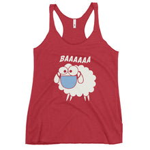 Load image into Gallery viewer, Baaaaaa Women's Racerback Tank Top