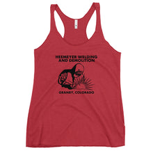 Load image into Gallery viewer, Heemeyer Welding & Demolition Women's Racerback Tank Top