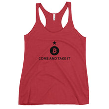 Load image into Gallery viewer, Come And Take It Women's Racerback Tank Top