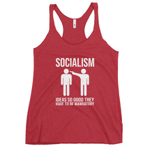 Load image into Gallery viewer, Ideas So Good They Have To Be Mandatory Women's Racerback Tank Top