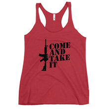 Load image into Gallery viewer, Come And Take It Women's Racerback Tank Top