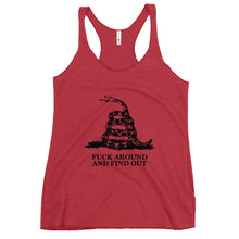 Load image into Gallery viewer, Fuck Around & Find Out Women's Racerback Tank Top