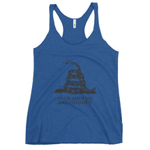 Load image into Gallery viewer, Fuck Around & Find Out Women's Racerback Tank Top
