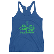 Load image into Gallery viewer, Grow Gardens Not Government Women's Racerback Tank Top