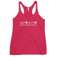 Load image into Gallery viewer, Evolution of Money Women's Racerback Tank Top