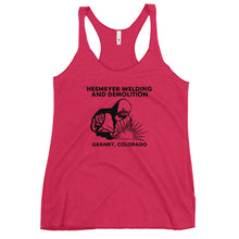 Load image into Gallery viewer, Heemeyer Welding & Demolition Women's Racerback Tank Top
