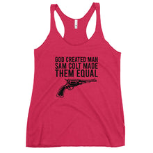 Load image into Gallery viewer, Sam Colt Made Them Equal Women's Racerback Tank Top