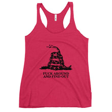 Load image into Gallery viewer, Fuck Around & Find Out Women's Racerback Tank Top