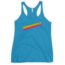 Load image into Gallery viewer, Bitcoin Rainbow Women's Racerback Tank Top