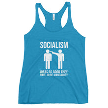 Load image into Gallery viewer, Ideas So Good They Have To Be Mandatory Women's Racerback Tank Top