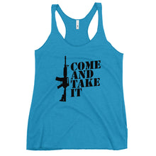 Load image into Gallery viewer, Come And Take It Women's Racerback Tank Top