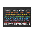 In This House Yard Sign