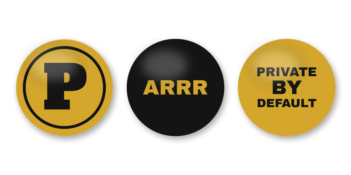 ARRR Pin-Back Button 3-Pack (design mockup)