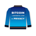 Bitcoin + Confidential Layer = Privacy Bomber Jacket (design mockup)