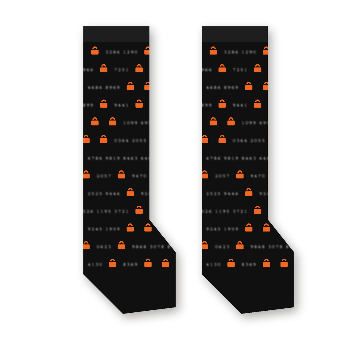 Hidden Amounts Socks (design mockup)