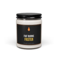 Fiat Burns Faster soy candle — jar mockup
