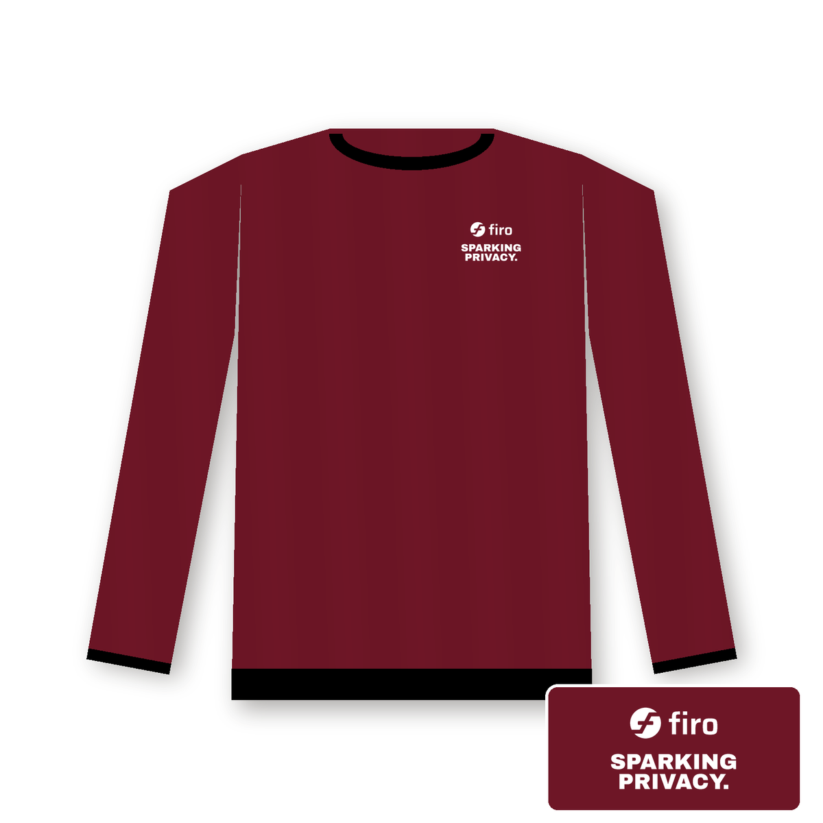 Sparking Privacy Firo Fleece Pullover (design mockup)