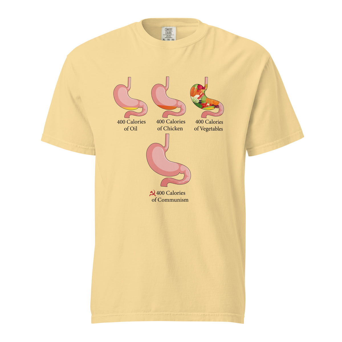 400 Calories of Communism Heavyweight Tee