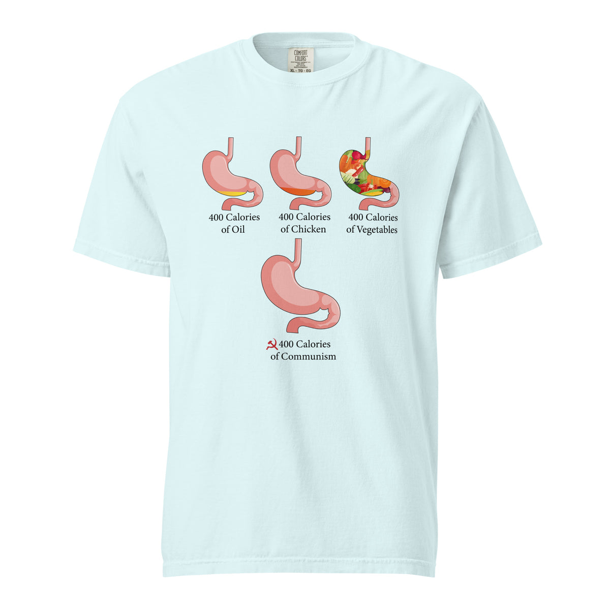 400 Calories of Communism Heavyweight Tee