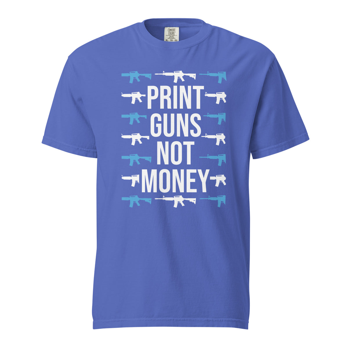 Print Guns, Not Money Tee