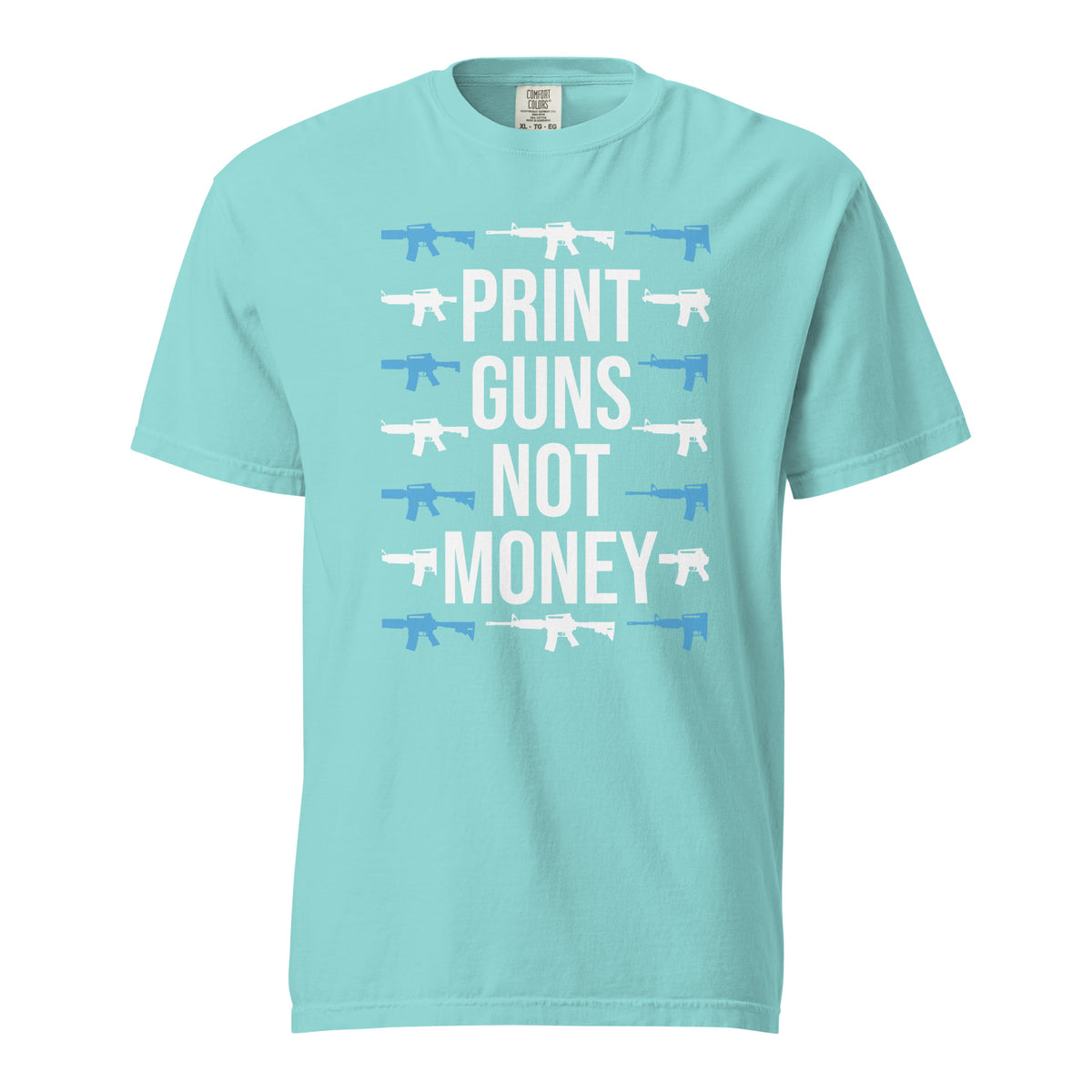 Print Guns, Not Money Tee