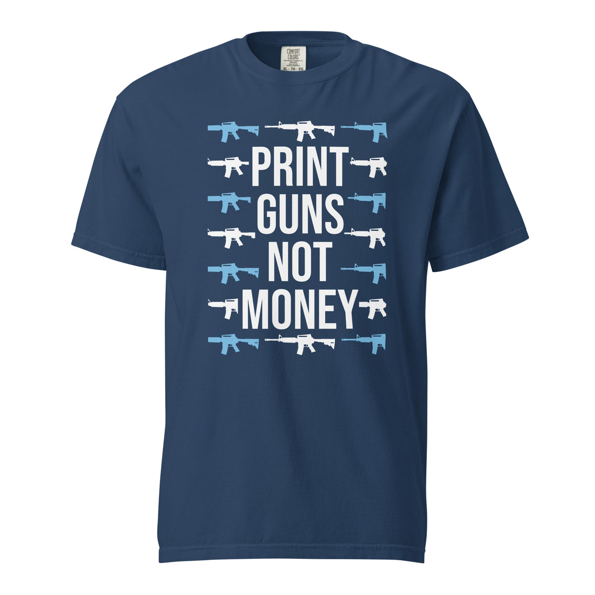 Print Guns, Not Money Tee