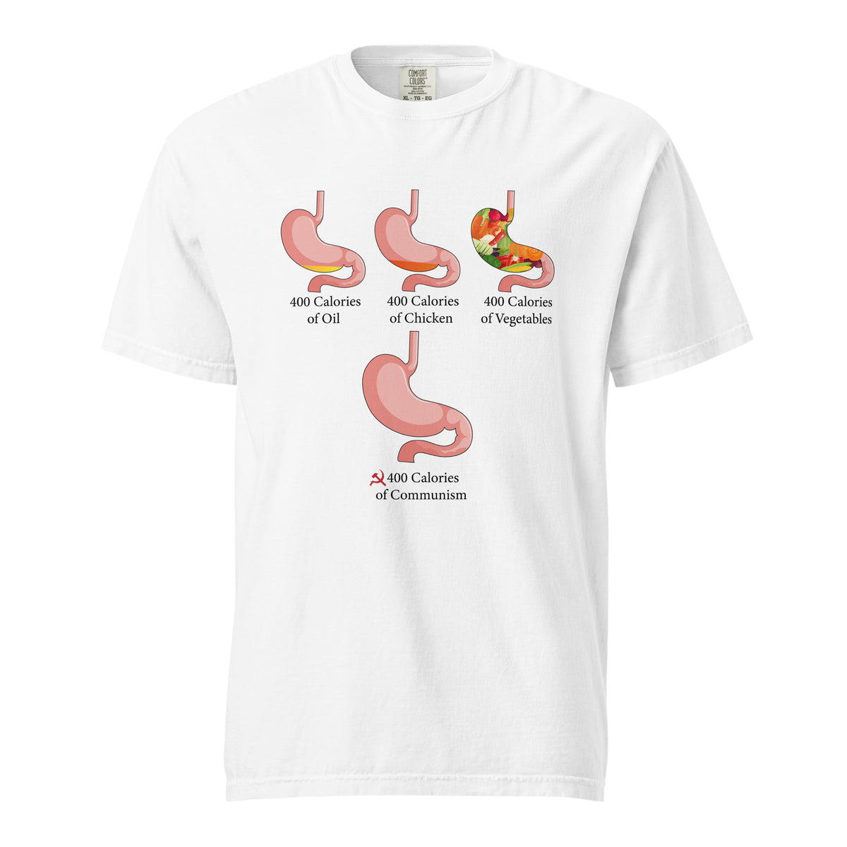 400 Calories of Communism Heavyweight Tee