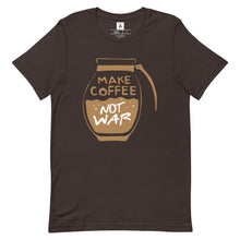 Load image into Gallery viewer, Make Coffee, Not War Tee
