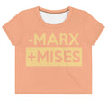 Less Marx, More Mises Crop Tee