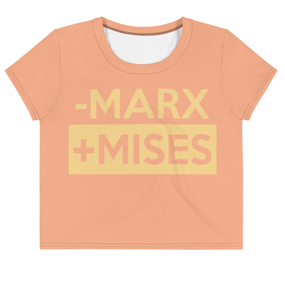 Less Marx, More Mises Crop Tee