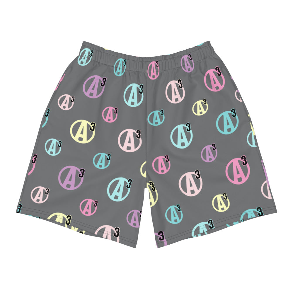 Pastel Agorist Men's Athletic Long Shorts