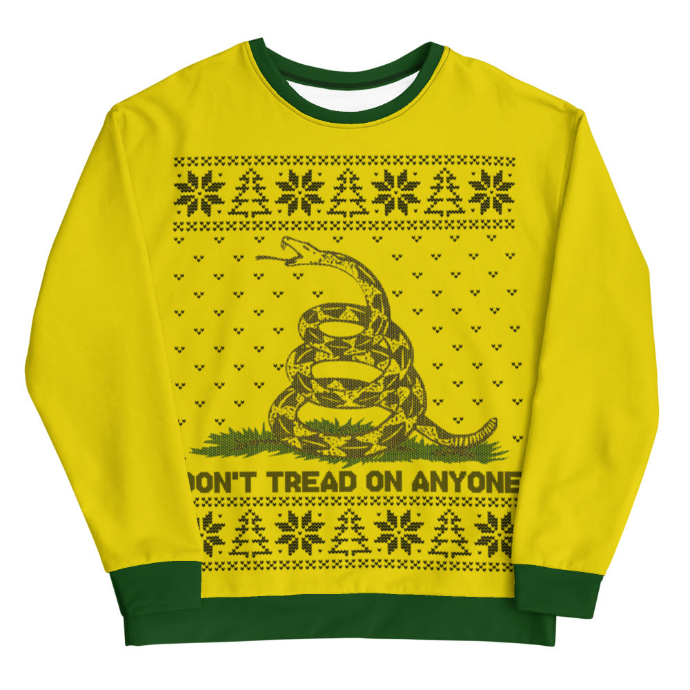 Don't Tread On Anyone Christmas Sweater