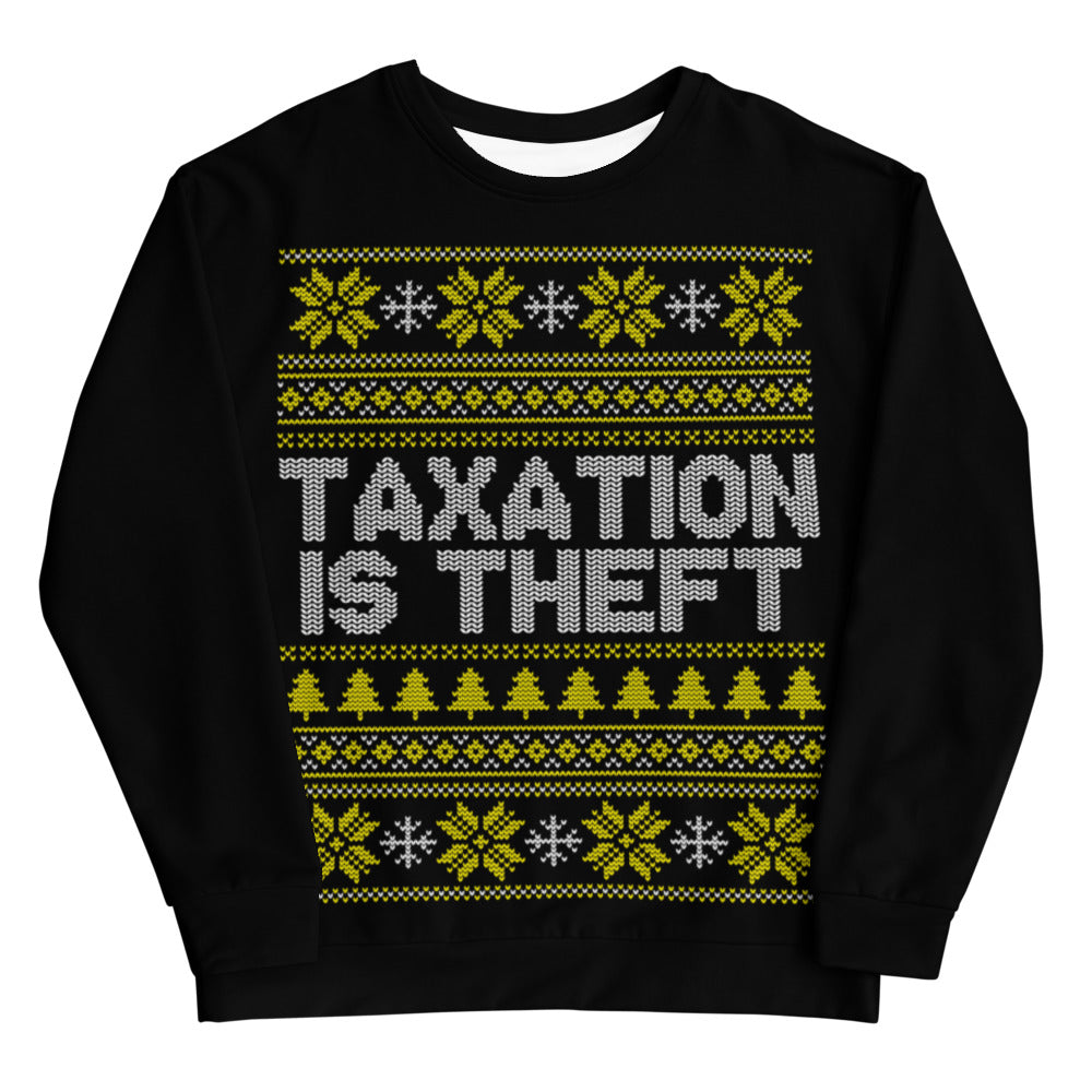 Taxation Is Theft Christmas Sweater