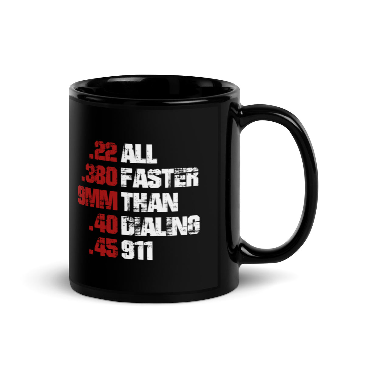 All Faster Than Dialing 911 Coffee Mug