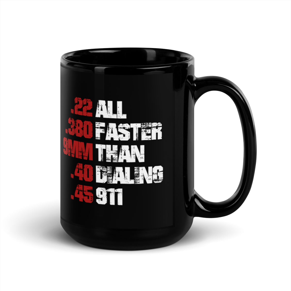 All Faster Than Dialing 911 Coffee Mug