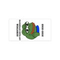 Pepe Survivor, 1st Vaxx Offensive Bumper Sticker