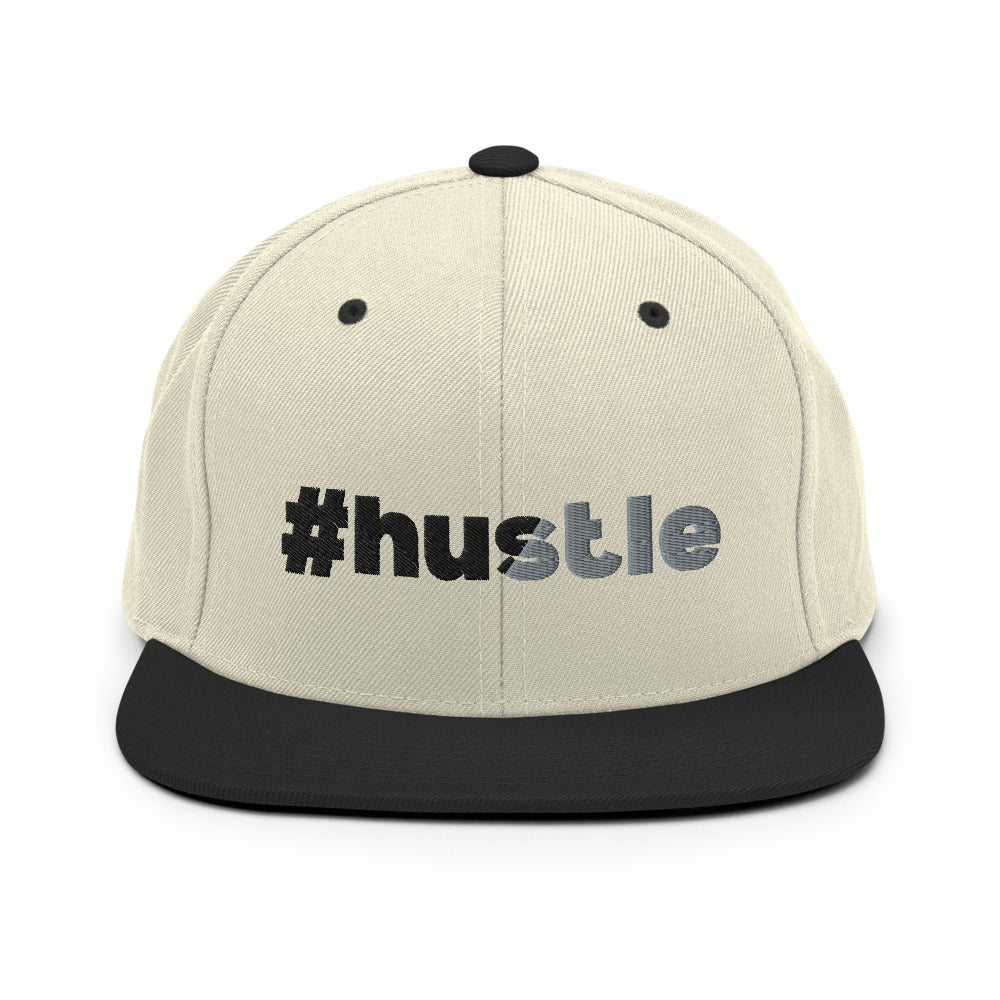 #hustle Snapback Hat