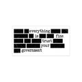 Trust Your Government Bumper Sticker