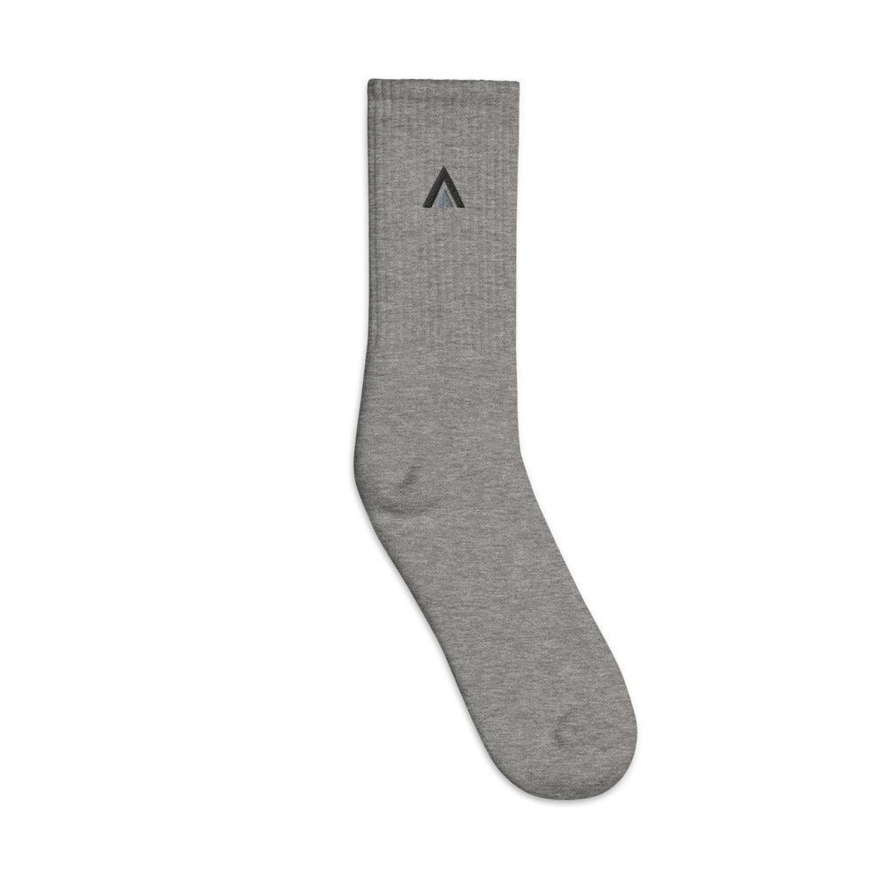 Agora Threads Embroidered Socks