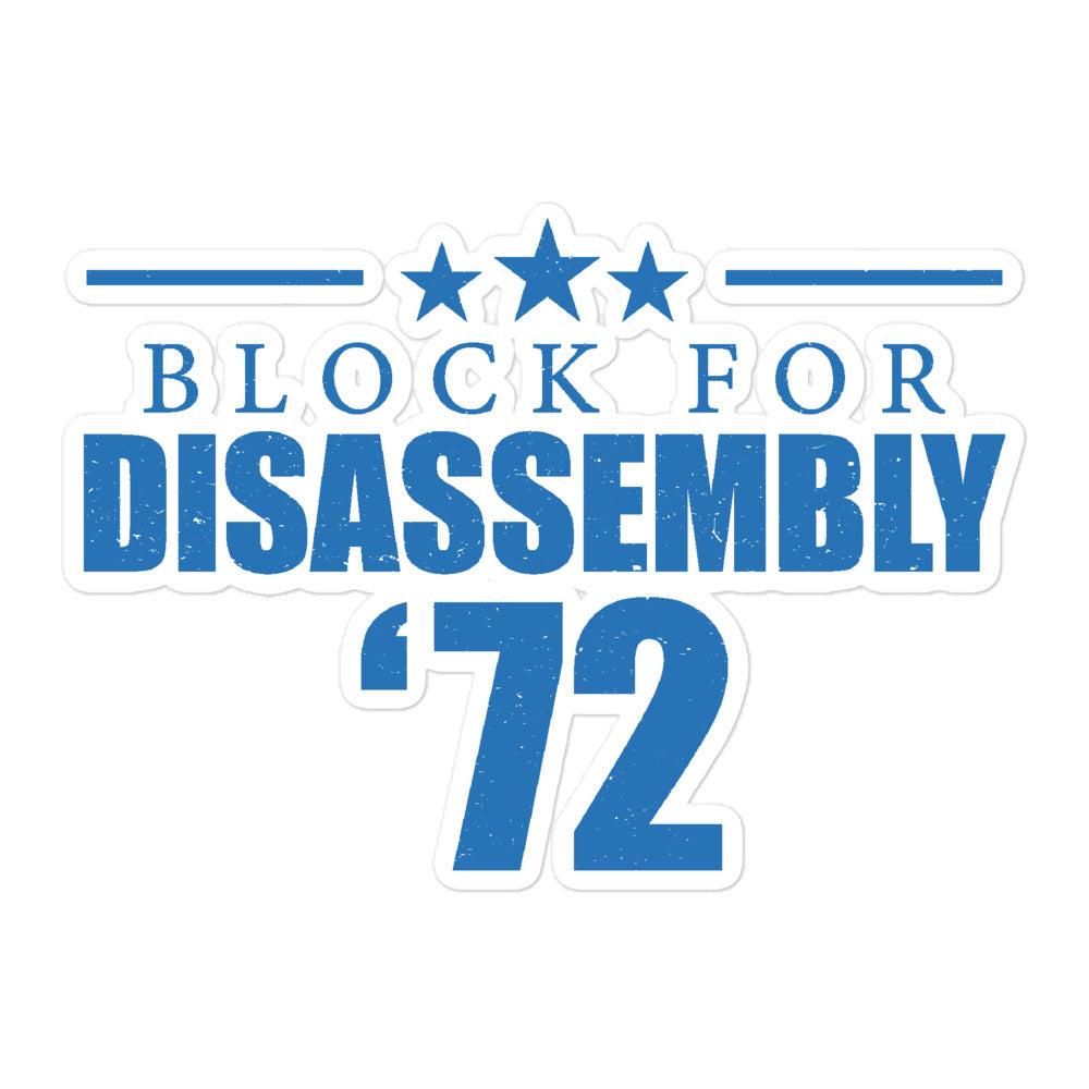 Block For DisAssembly '72