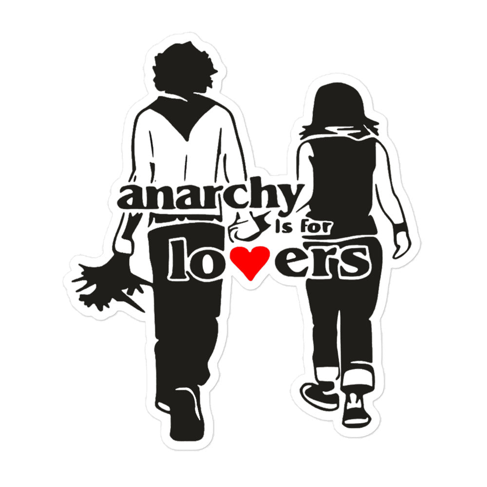 Anarchy Is For Lover Die Cut Sticker