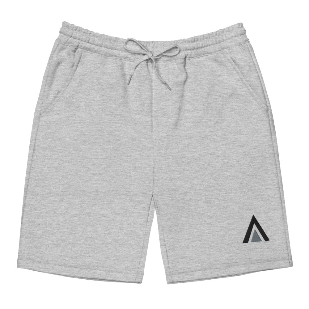 Agora Threads Men's Embroidered Fleece Shorts