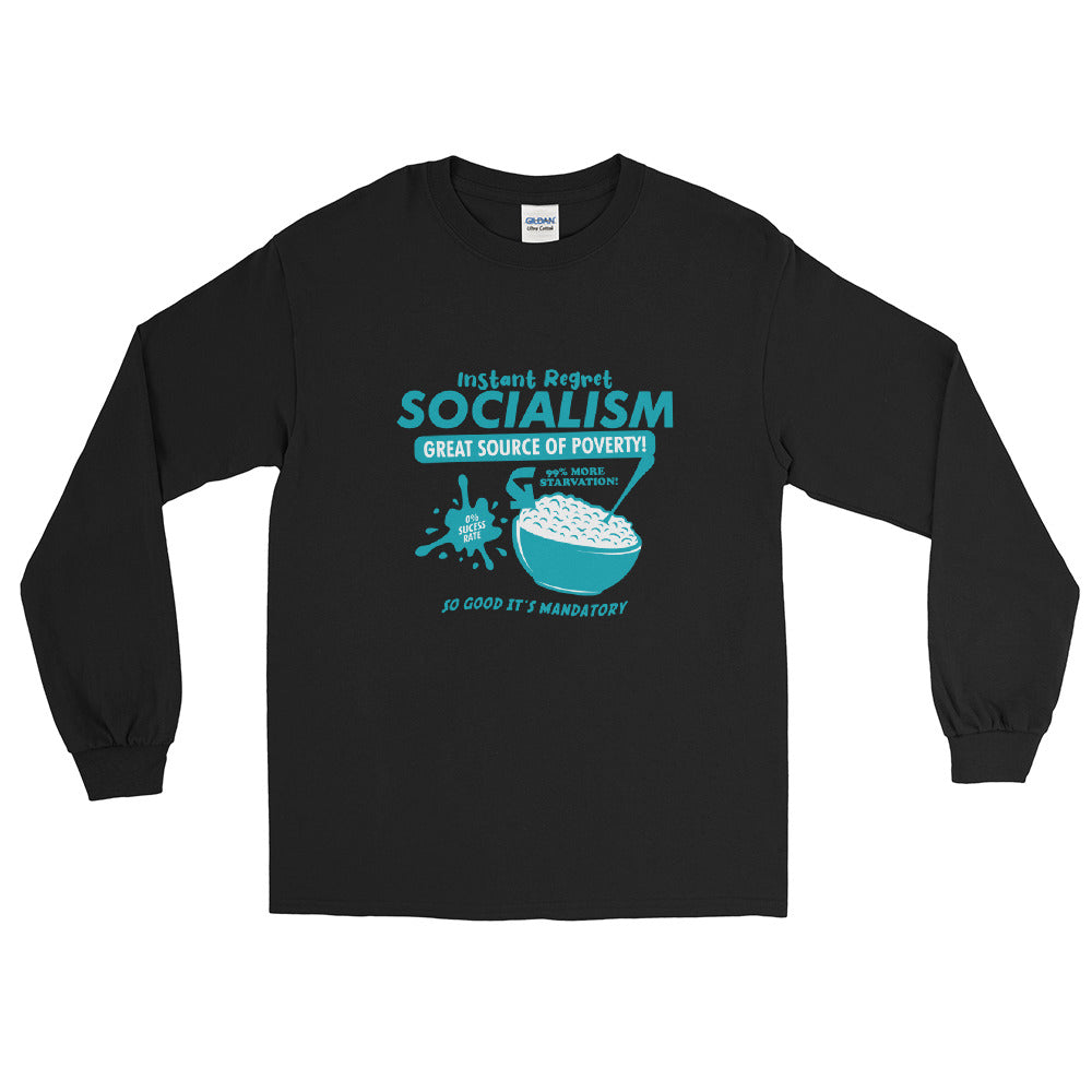 Socialism Cereal Box Men’s Long Sleeve Shirt