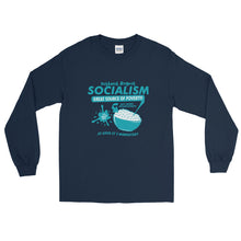 Load image into Gallery viewer, Socialism Cereal Box Men’s Long Sleeve Shirt
