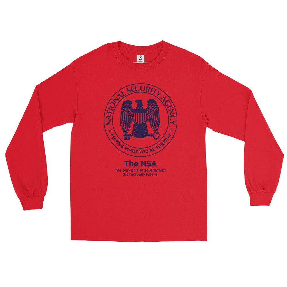 NSA The Only Agency That Listens Men's Long Sleeve Shirt