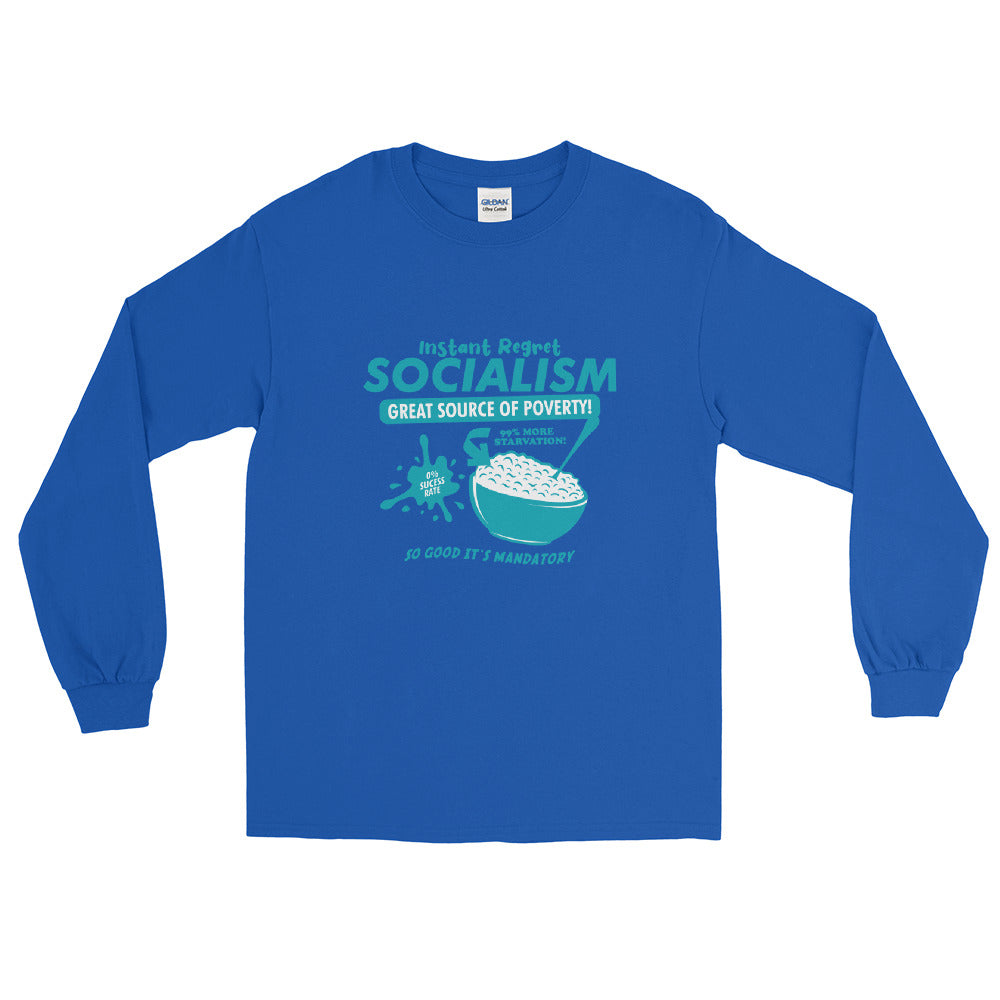 Socialism Cereal Box Men’s Long Sleeve Shirt