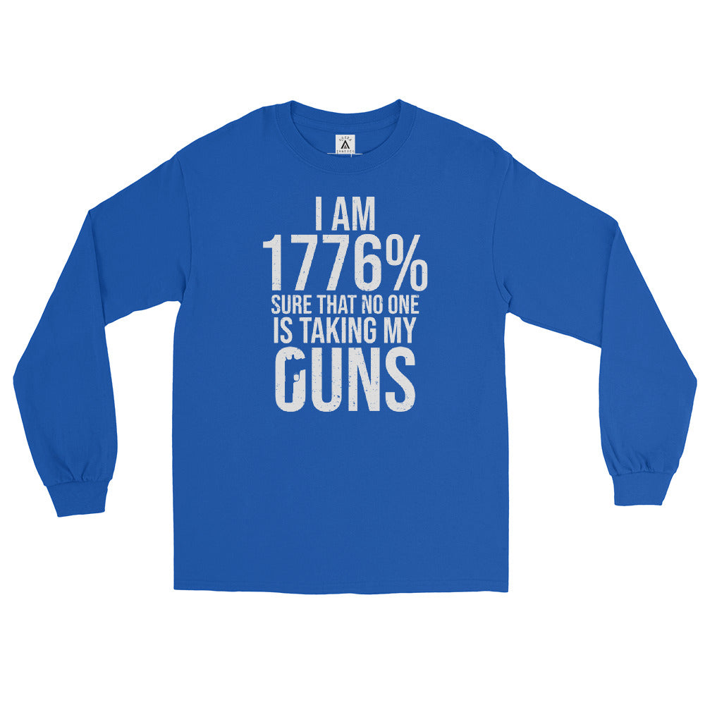 1776% Sure Men’s Long Sleeve Shirt