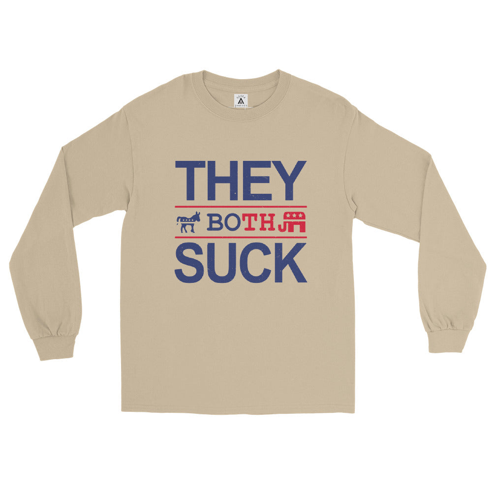 They Both Suck Men’s Long Sleeve Shirt